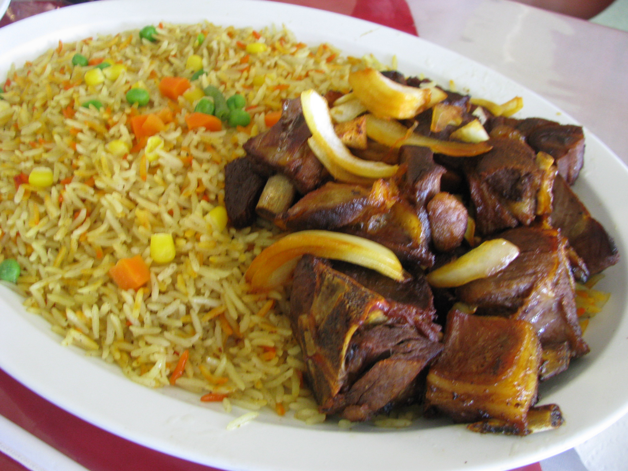 Goat Meat & Rice